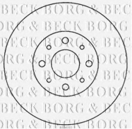 Тормозной диск BORG & BECK BBD4055