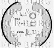 Комлект тормозных накладок BORG & BECK BBS6078