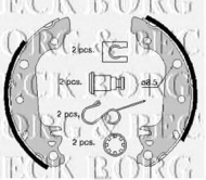 Комлект тормозных накладок BORG & BECK BBS6156