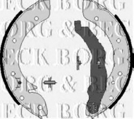 Комлект тормозных накладок BORG & BECK BBS6198