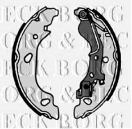 Комлект тормозных накладок BORG & BECK BBS6308