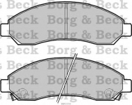 Комплект тормозных колодок BORG & BECK BBP2256