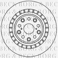 Тормозной диск BORG & BECK BBD5961S