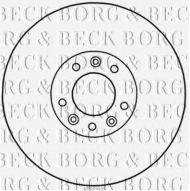 Тормозной диск BORG & BECK BBD5969S