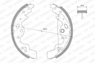 Комлект тормозных накладок WEEN 152-2133