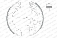 Комлект тормозных накладок WEEN 152-2226