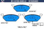 Комплект тормозных колодок GALFER B1.G102-0463.2