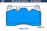 Комплект тормозных колодок GALFER B1.G120-1010.2