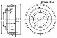 Тормозный барабан VEMA 801163