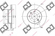 Тормозной диск DJ PARTS BD1800