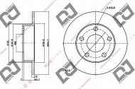 Тормозной диск DJ PARTS BD1332