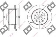 Тормозной диск DJ PARTS BD1530