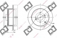 Тормозной диск DJ PARTS BD1354