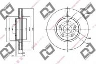 Тормозной диск DJ PARTS BD1461