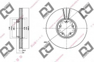 Тормозной диск DJ PARTS BD1476