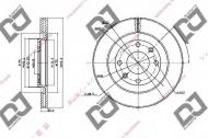 Тормозной диск DJ PARTS BD1537