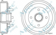 Тормозный барабан APEC braking DRM9906