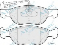 Комплект тормозных колодок APEC braking PAD1053