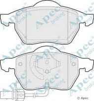 Комплект тормозных колодок APEC braking PAD1234