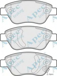Комплект тормозных колодок APEC braking PAD1521