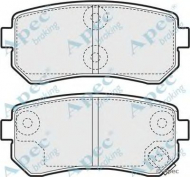 Комплект тормозных колодок APEC braking PAD1563