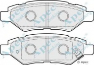Комплект тормозных колодок APEC braking PAD1636