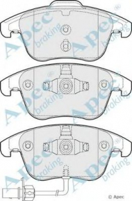 Комплект тормозных колодок APEC braking PAD1651