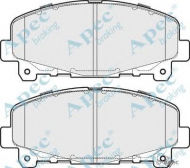 Комплект тормозных колодок APEC braking PAD1693