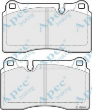 Комплект тормозных колодок APEC braking PAD1777
