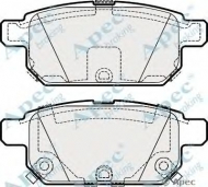 Комплект тормозных колодок APEC braking PAD1843