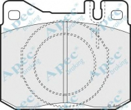 Комплект тормозных колодок APEC braking PAD340