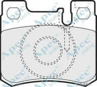 Комплект тормозных колодок APEC braking PAD772