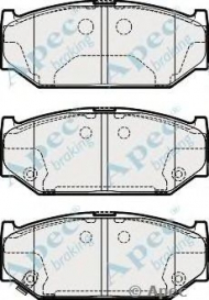 Комплект тормозных колодок APEC braking PAD1823