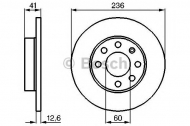 Тормозной диск BOSCH 0 986 478 081