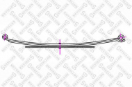 Многолистовая рессора STELLOX 12-00019-SX