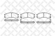Комплект тормозных колодок STELLOX 284 002-SX