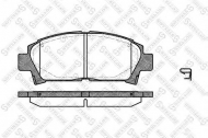 Комплект тормозных колодок STELLOX 438 002-SX