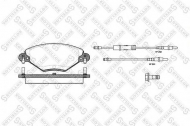 Комплект тормозных колодок STELLOX 839 004B-SX