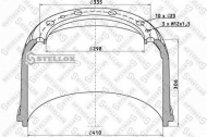 Тормозный барабан STELLOX 85-00032-SX
