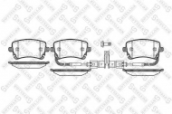 Комплект тормозных колодок STELLOX 908 002L-SX