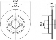 Тормозной диск HELLA PAGID 8DD 355 116-431