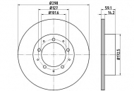 Тормозной диск HELLA PAGID 8DD 355 117-271