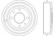 Тормозный барабан HELLA PAGID 8DT 355 300-081