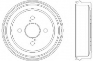 Тормозный барабан HELLA PAGID 8DT 355 300-511