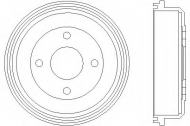 Тормозный барабан HELLA PAGID 8DT 355 301-291