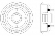Тормозный барабан HELLA PAGID 8DT 355 301-331