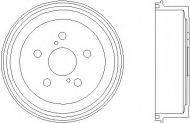 Тормозный барабан HELLA PAGID 8DT 355 301-511