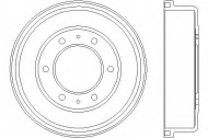 Тормозный барабан HELLA PAGID 8DT 355 301-541