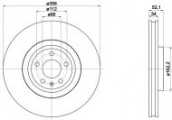 Тормозной диск HELLA PAGID 8DD 355 118-011
