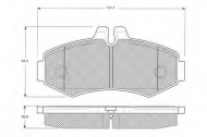 Комплект тормозных колодок PROCODIS FRANCE PF1223